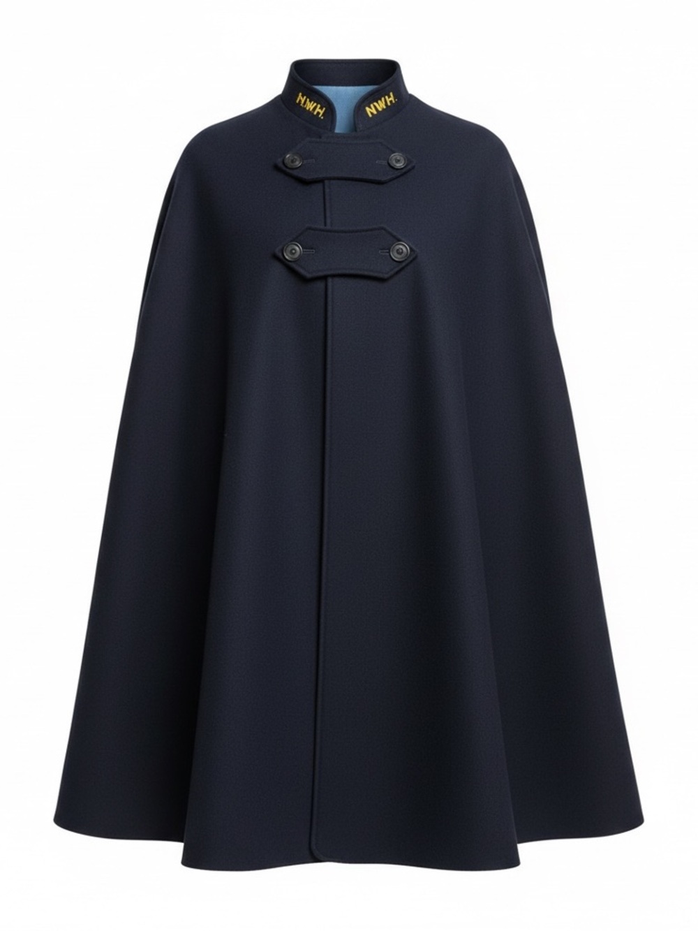 Vintage Standard Apparel Co. Navy Wool Nurse's Cape Blue LiningV